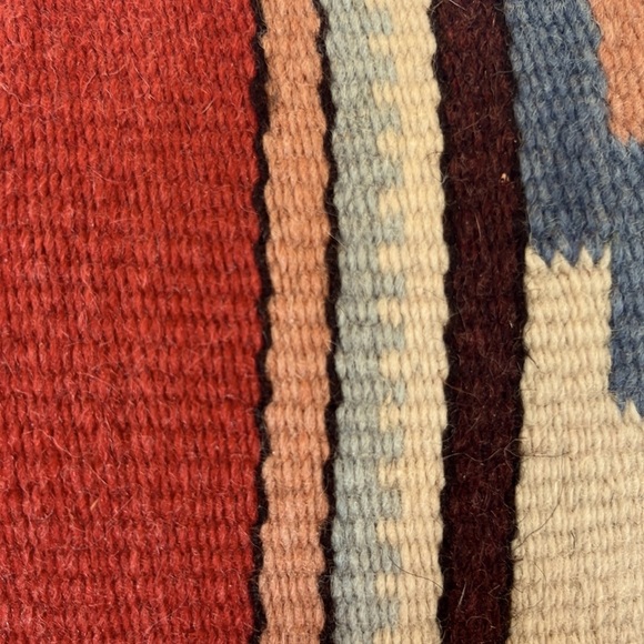 Vintage Navajo Wool Woven Pillow - Picture 4 of 9